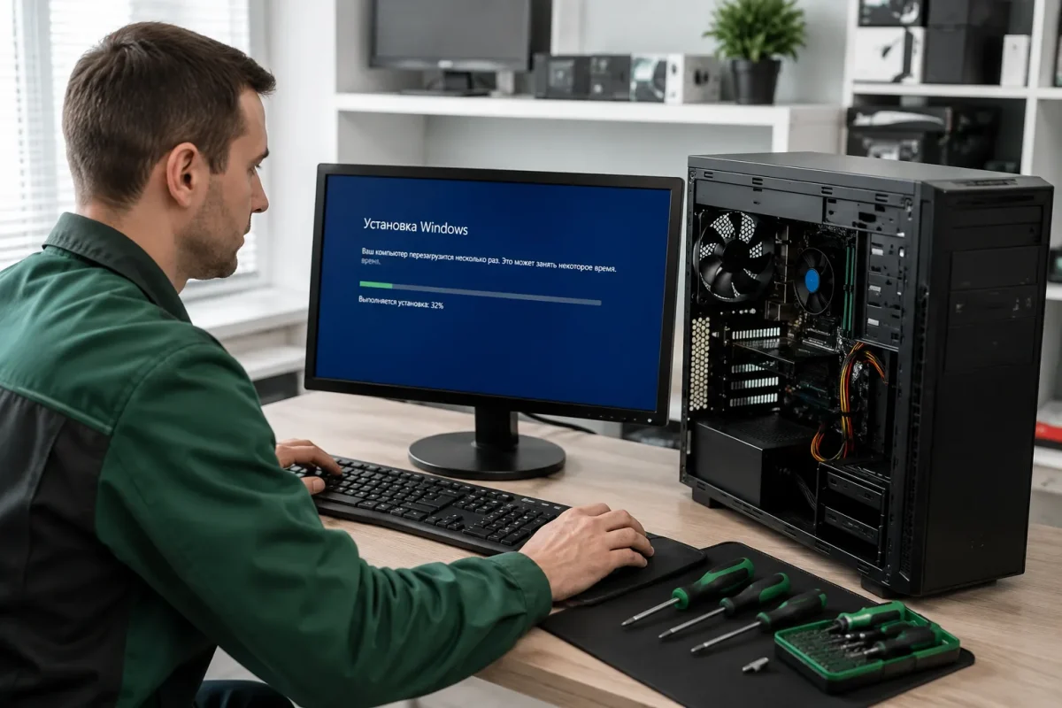 Настройка ПК в Воронеже: установка Windows, драйверов и программ